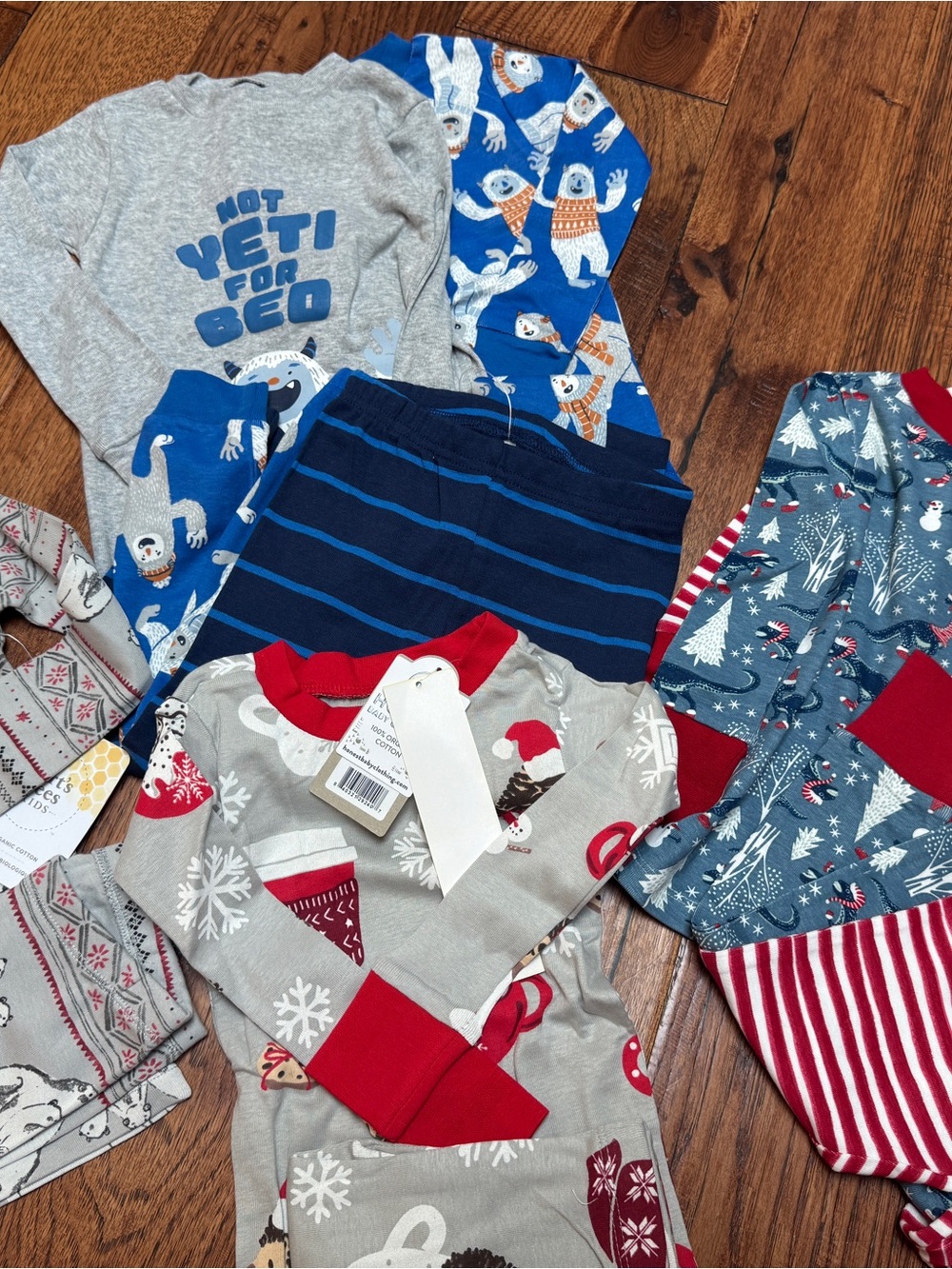 Carter's Kids Pajama Set - Blue, Gray, Red